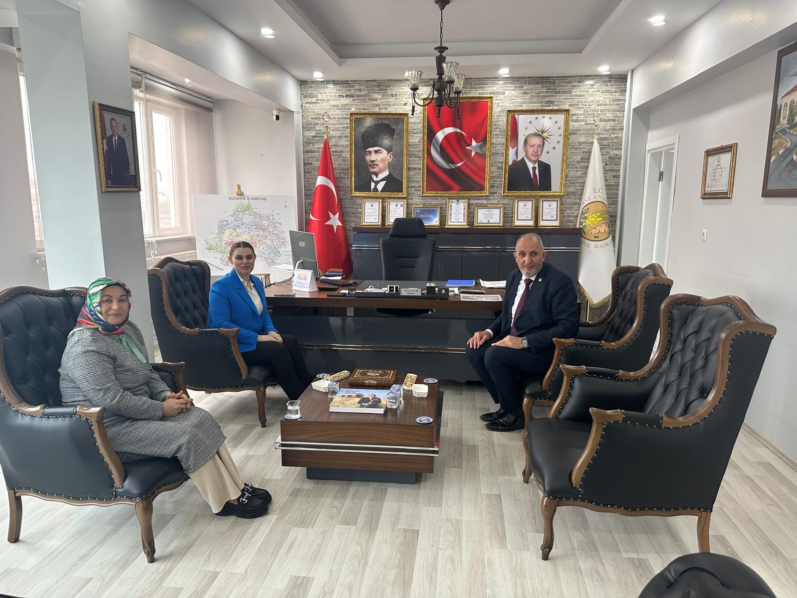 Başkan Makamında Ziyaretler